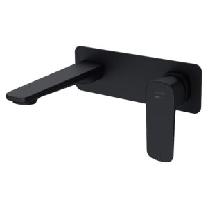 Larga concealed washbasin faucet with box black Cersanit