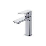 Larga deck-mounted washbasin faucet chrome Cersanit