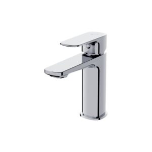 Larga deck-mounted washbasin faucet chrome Cersanit