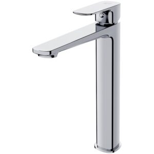 Larga deck-mounted high washbasin chrome Cersanit
