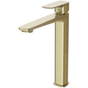 Larga deck-mounted high washbasin gold matt Cersanit