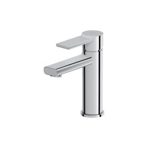 Zip deck-mounted washbasin faucet chrome Cersanit