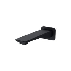 Larga wall mounted spout black Cersanit
