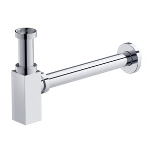 Larga square washbasin siphon chrome Cersanit