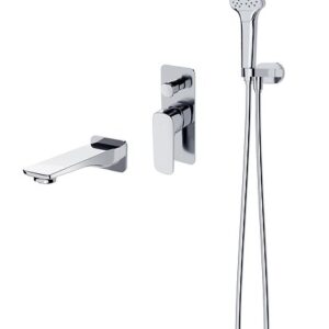 Set b729 larga bath concealed set chrome (virtual set) Cersanit