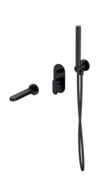 Set b732 crea bath concealed set black (virtual set) Cersanit