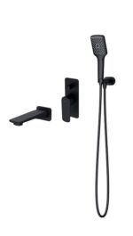 Set b734 larga bath concealed set black (virtual set) Cersanit