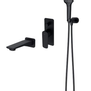 Set b734 larga bath concealed set black (virtual set) Cersanit