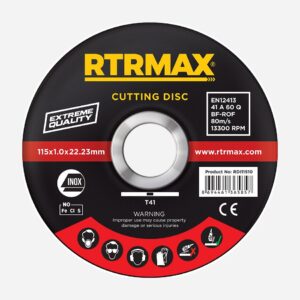 Inox Cutting Disc SRN10115T 115 x 1.0 x 22mm