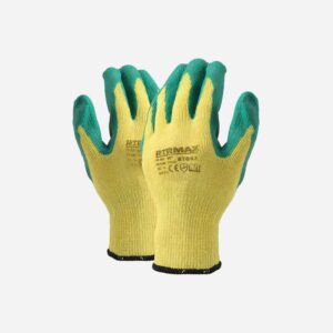 Green Gripper Glove Yellow Liner 10'' ELD412 RTG412