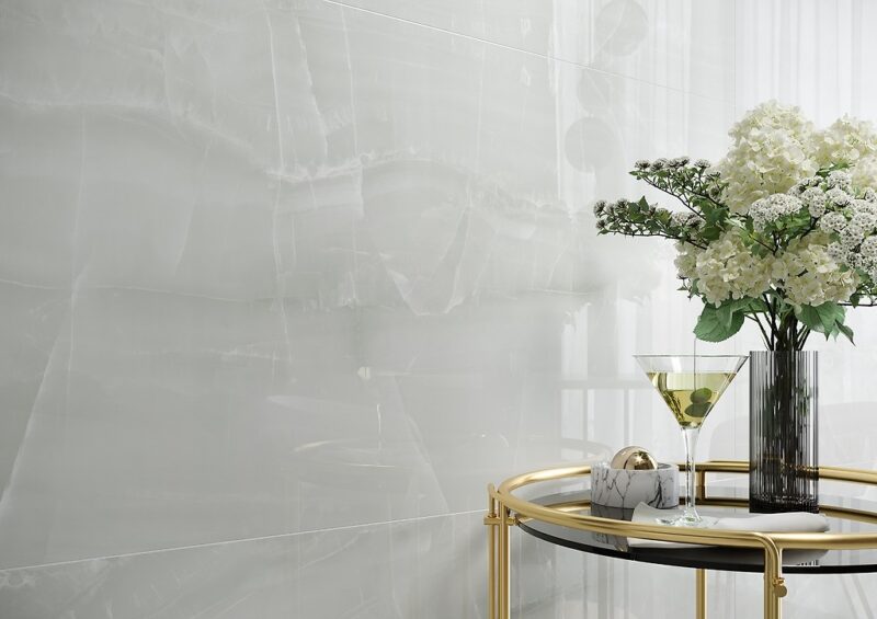 Brave Onyx white polished 60x120 Cersanit Tiles - Image 9