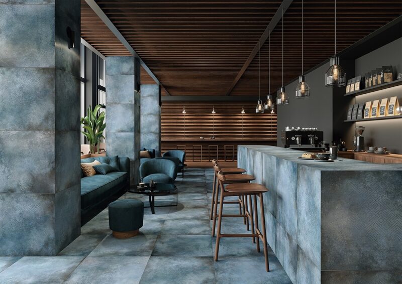Crazy mint matt rectified 59,8x59,8 Cersanit Tiles - Image 2