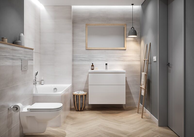 Harrow Ps 225 grey 25x40 Cersanit Tiles - Image 2