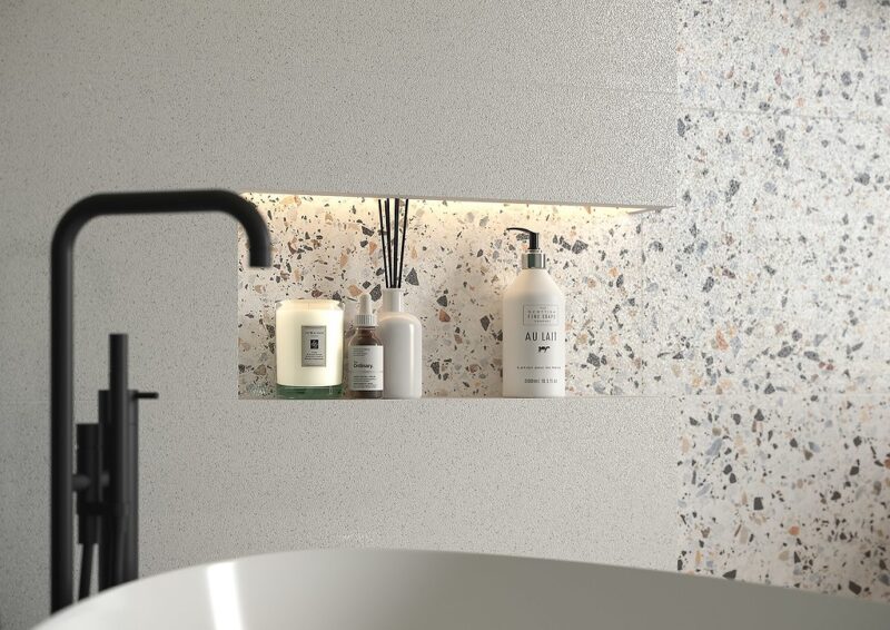 Hika terazzo mix colour lappato 39,8x119,8 Cersanit Tiles - Image 4