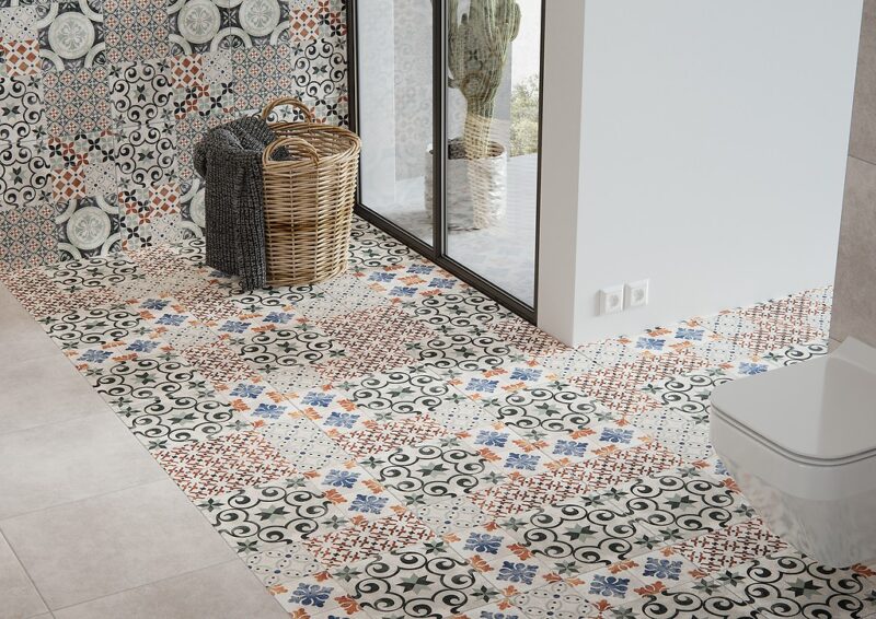 Patchwork G417 patchwork two 42x42 Cersanit Tiles - Image 3