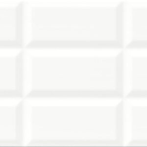 Naris Ps604 white glossy structure 29,7x60 Cersanit Tiles
