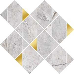 Stone hills grey mosaic glossy 29,7x29,7 Opoczno Tiles