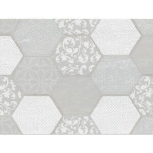 Waterloo light grey inserto glossy 29,7x60 Cersanit Tiles