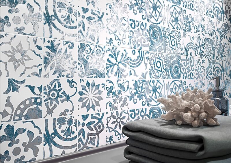Dekorina turquoise matt 29,7x60 Cersanit Tiles - Image 4
