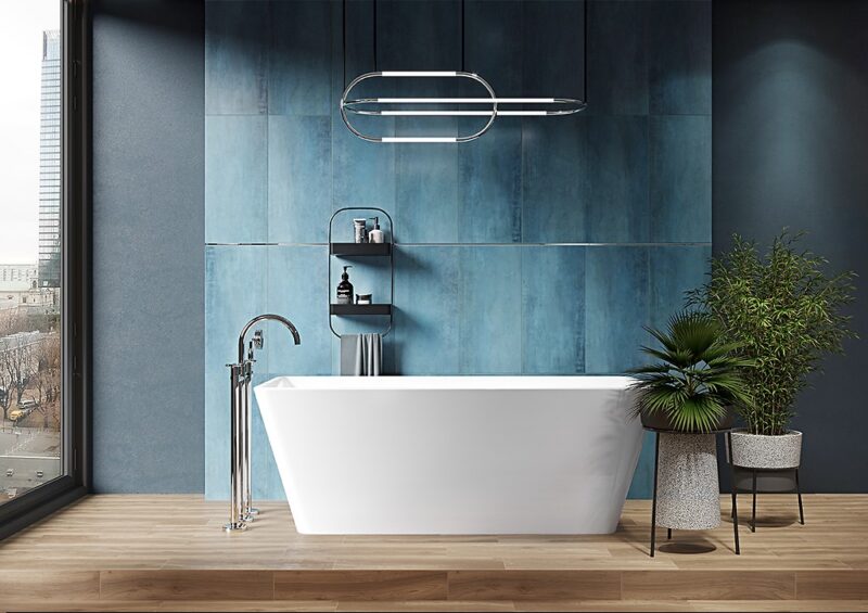 Dekorina turquoise matt 29,7x60 Cersanit Tiles - Image 2