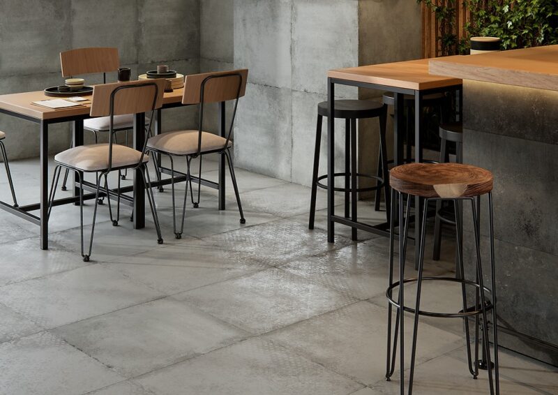 Stormy white carpet matt rect 59,8x59,8 Cersanit Tiles - Image 3