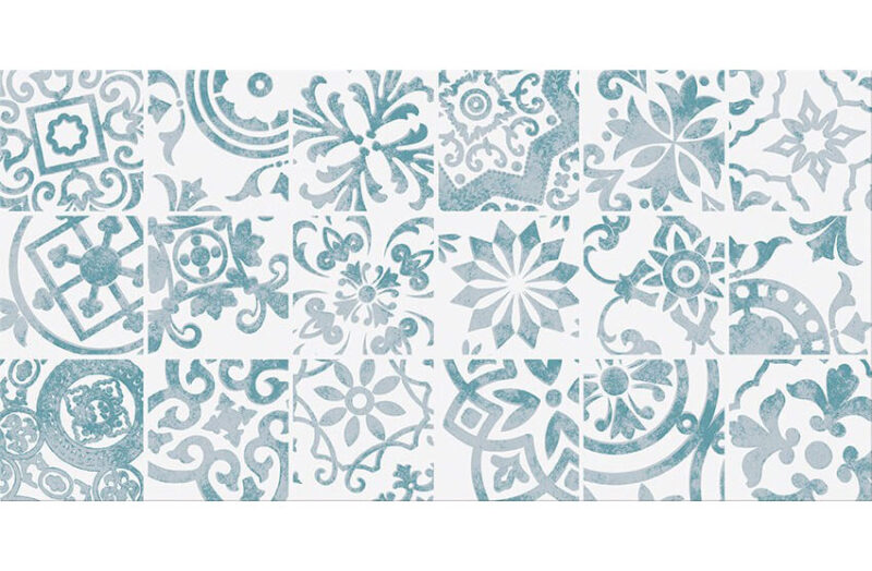 Dekorina white inserto matt 29,7x60 Cersanit Tiles