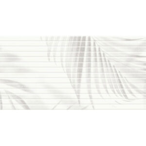 Rock leaves grys structure matt rect 39,8x119,8 g1 Cersanit Slat Tiles