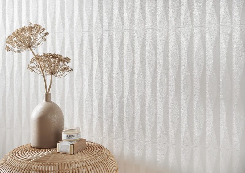 Parmina Ps800 white micro rect 29,8x59,8 g1 Cersanit Tiles - Image 3