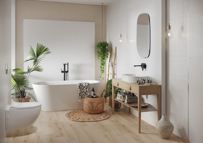Parmina Ps800 white micro rect 29,8x59,8 g1 Cersanit Tiles - Image 5