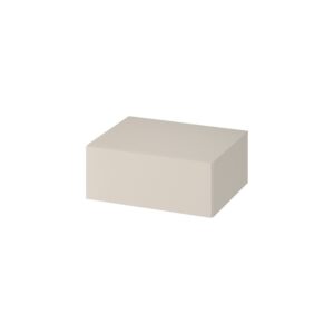 Cabinet with drawer for console zen by cersanit 60 cashmere