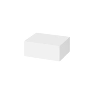 Cabinet with drawer for console zen by cersanit 60 white matt