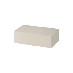 Cabinet with drawer for console zen by cersanit 80 cashmere