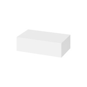 Cabinet with drawer for console zen by cersanit 80 white matt