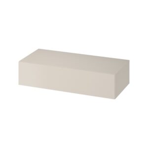 Cabinet with drawer for console zen by cersanit 100 cashmere