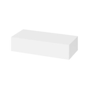 Cabinet with drawer for console zen by cersanit 100 white matt