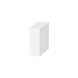 Cabinet with door for console zen by cersanit 20 white matt