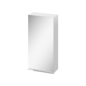 Virgo 40 mirror cabinet white with chrome handle