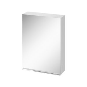 Virgo 60 mirror cabinet white with chrome handle