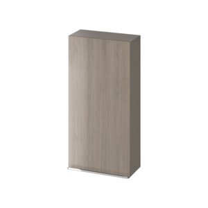 Virgo 40 wall hung cabinet grey with chrome handle