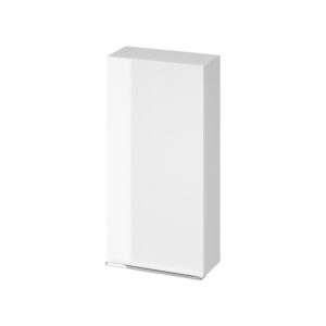 Virgo 40 wall hung cabinet white chrome handle