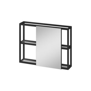 Mirror cabinet zen by cersanit 80 black