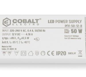 CobaltElectro 12V 50W IP20 LED power supply B