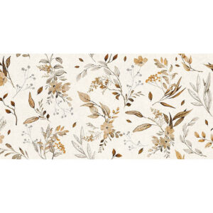 Flero white inserto satin 29x89 Cersanit Tiles