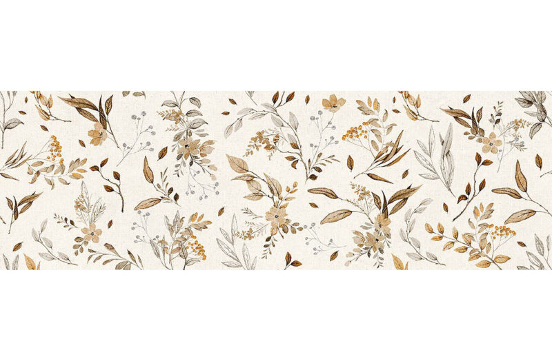 Flero white inserto satin 29x89 Płytki Opoczno
