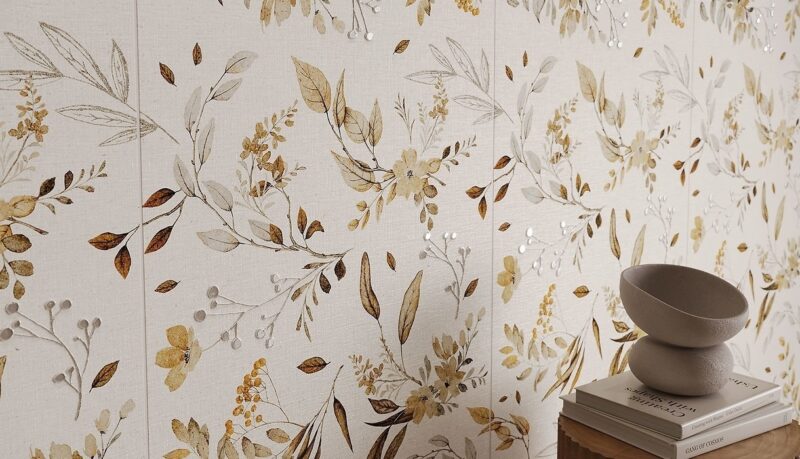 Flero white inserto satin 29x89 Płytki Opoczno - obrazek 3
