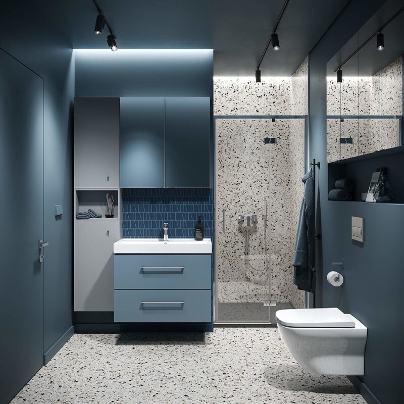 Wall hung cabinet larga 40 - blue - Image 9