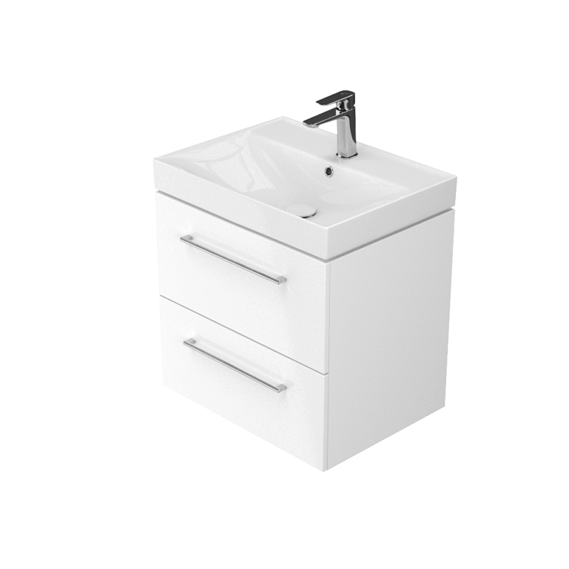 Washbasin cabinet larga 50x38 - grey - Image 2