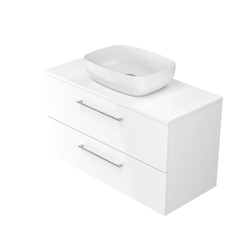 Washbasin cabinet larga 100 - grey - Image 6