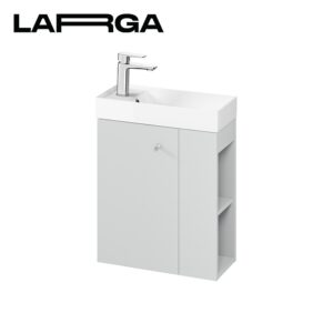 Washbasin cabinet toilette larga 50x22 - grey dsm