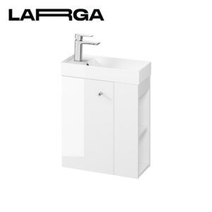 Washbasin cabinet toilette larga 50x22 - white dsm